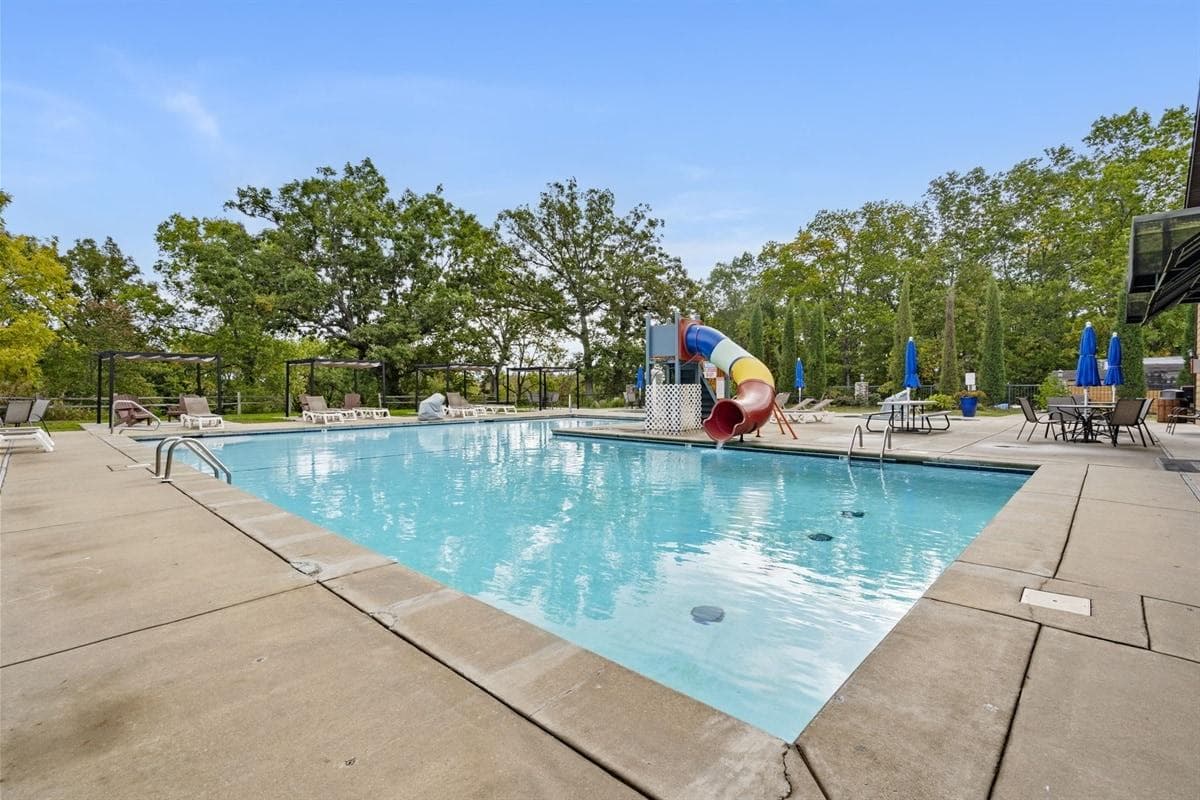 Swim or lounge by the community pool - free for guests of Sagewood Lodge and towels are available at the front desk of the community complex. Outdoor pool available seasonally.